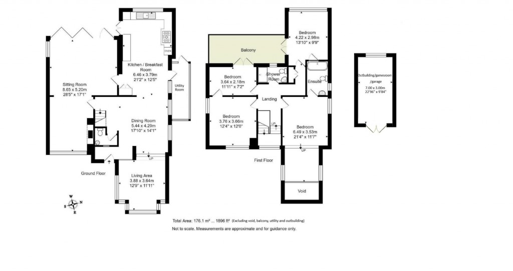 Floorplans For Beach Road, Burton Bradstock, Bridport