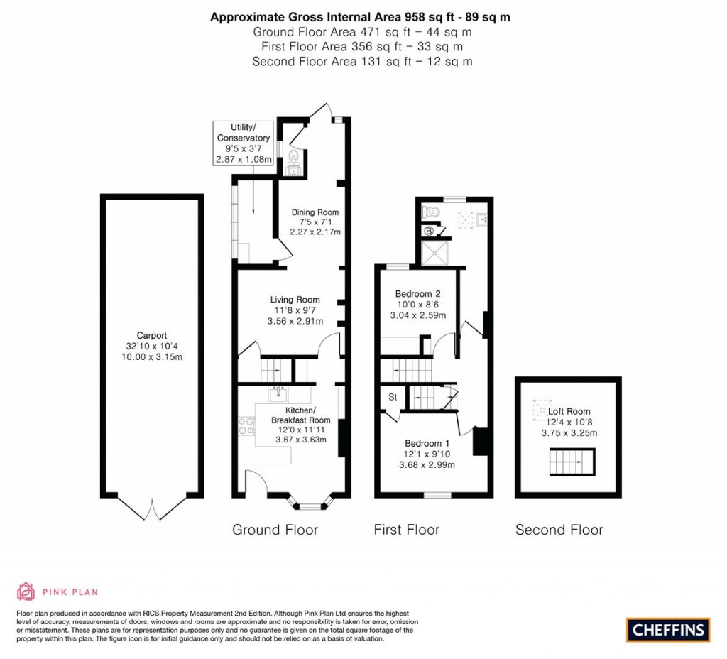 Floorplans For Lordscroft Lane, Haverhill