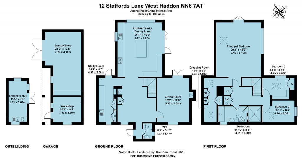 Floorplans For Staffords Lane, West Haddon, Northampton, NN6