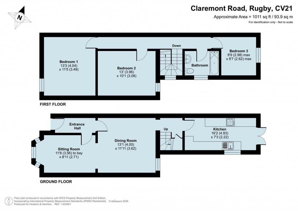 Floorplans For Claremont Road, Rugby