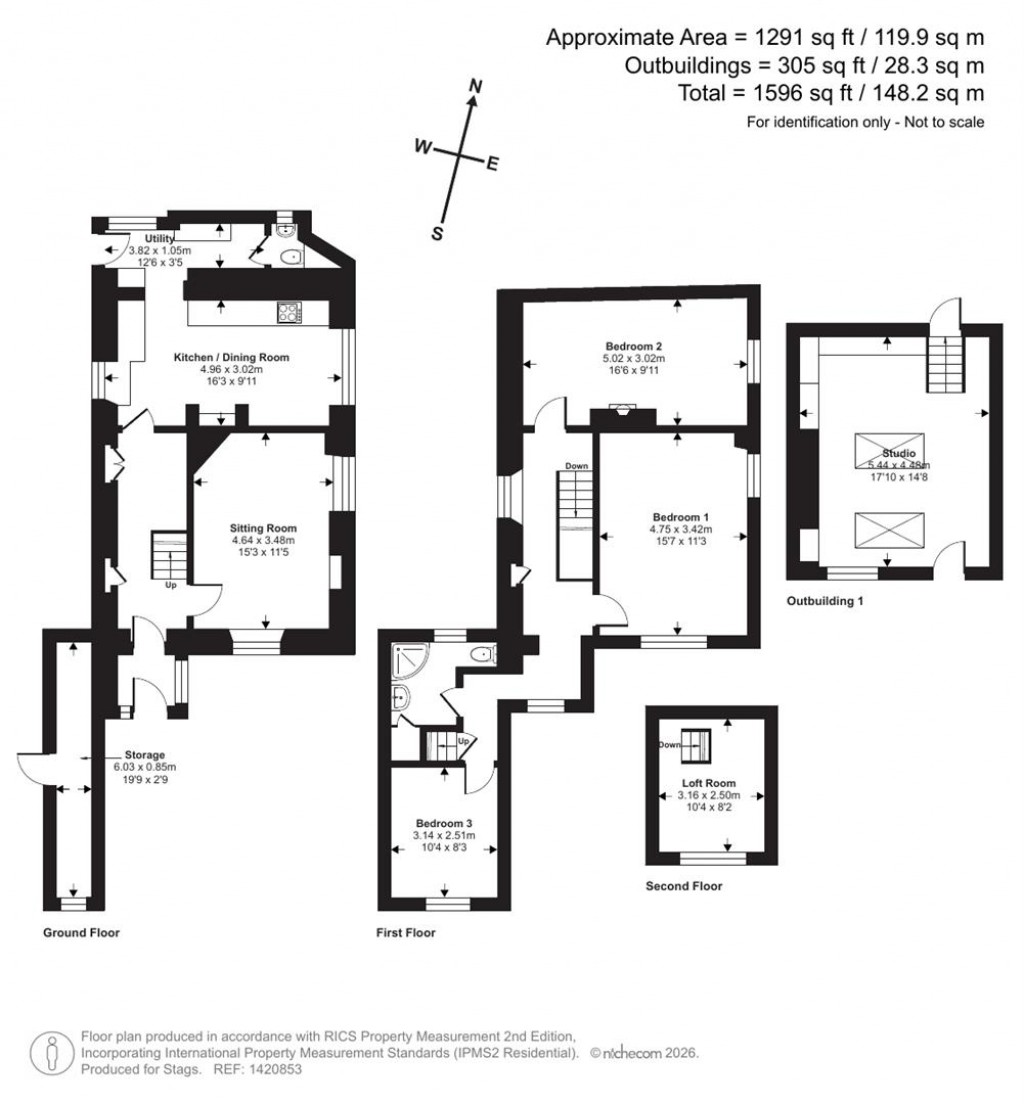 Floorplans For Bullen Street, Thorverton, Exeter