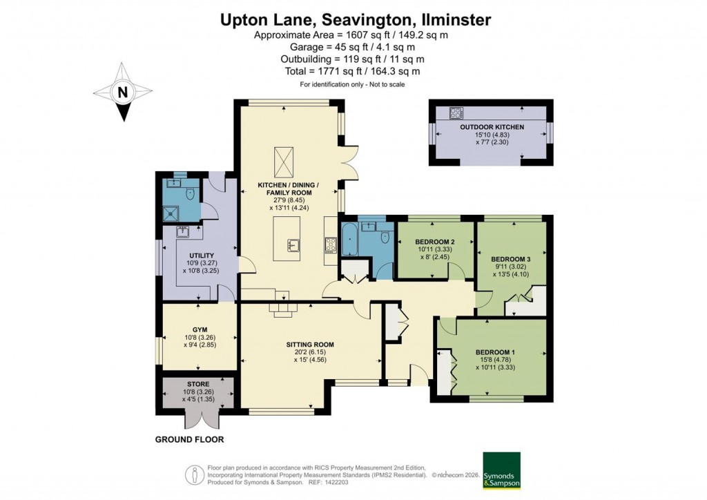 Floorplans For Upton Lane, Seavington, Ilminster