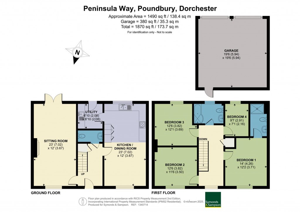 Floorplans For Peninsula Way, Poundbury, Dorchester
