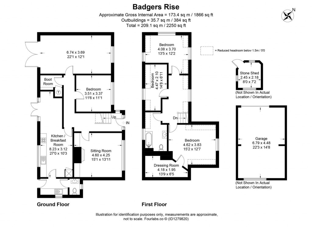 Floorplans For Fossebridge, Cheltenham