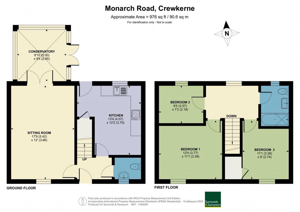 Floorplans For Monarch Road, Crewkerne