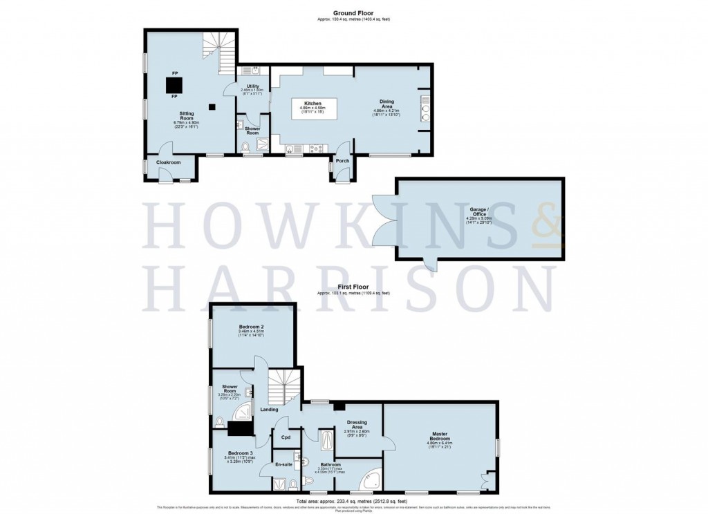 Floorplans For Main Street, Sutton Cheney, CV13
