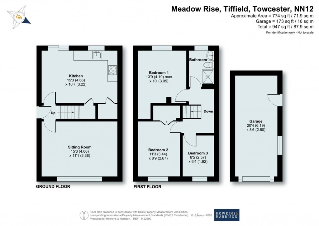 Floorplans For Meadow Rise, Tiffield, NN12