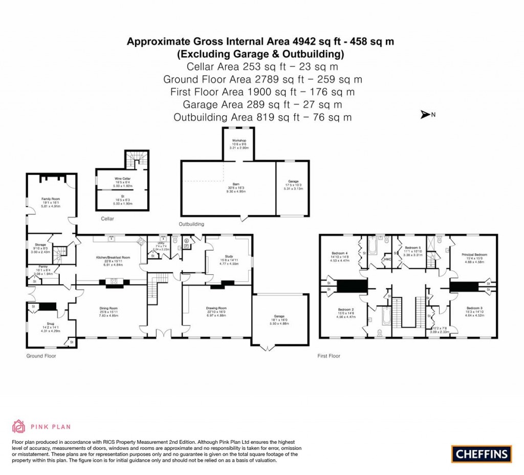 Floorplans For Brooklands Lane, Alconbury