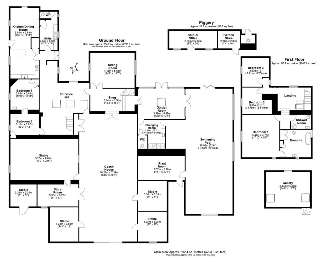 Floorplans For Harberton, Totnes