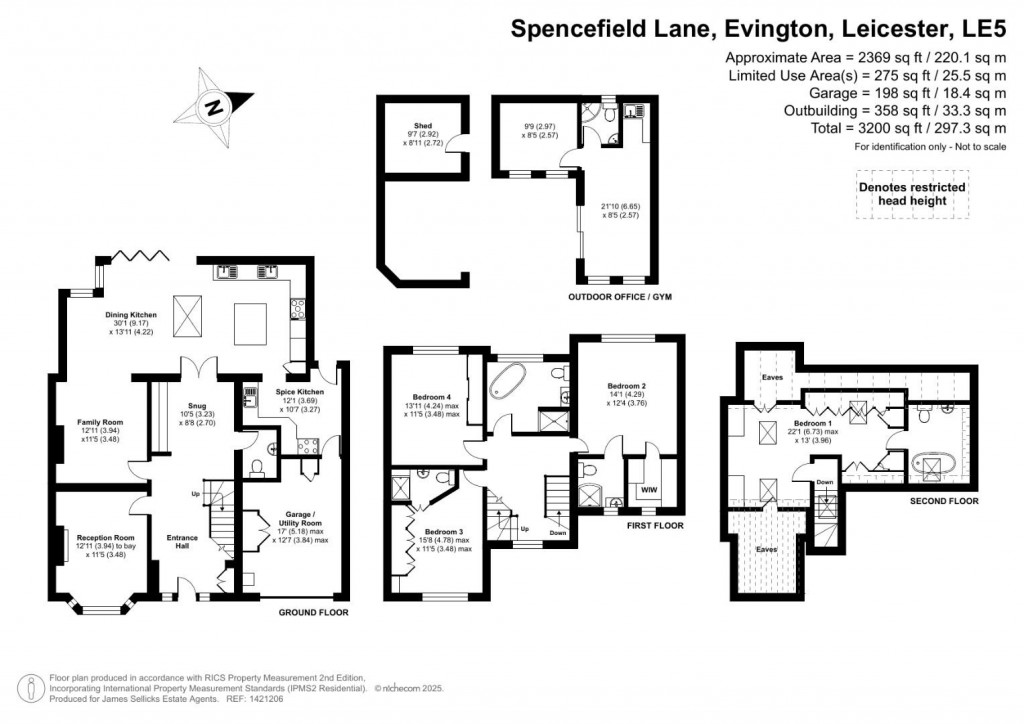 Floorplans For Spencefield Lane, Evington, Leicester