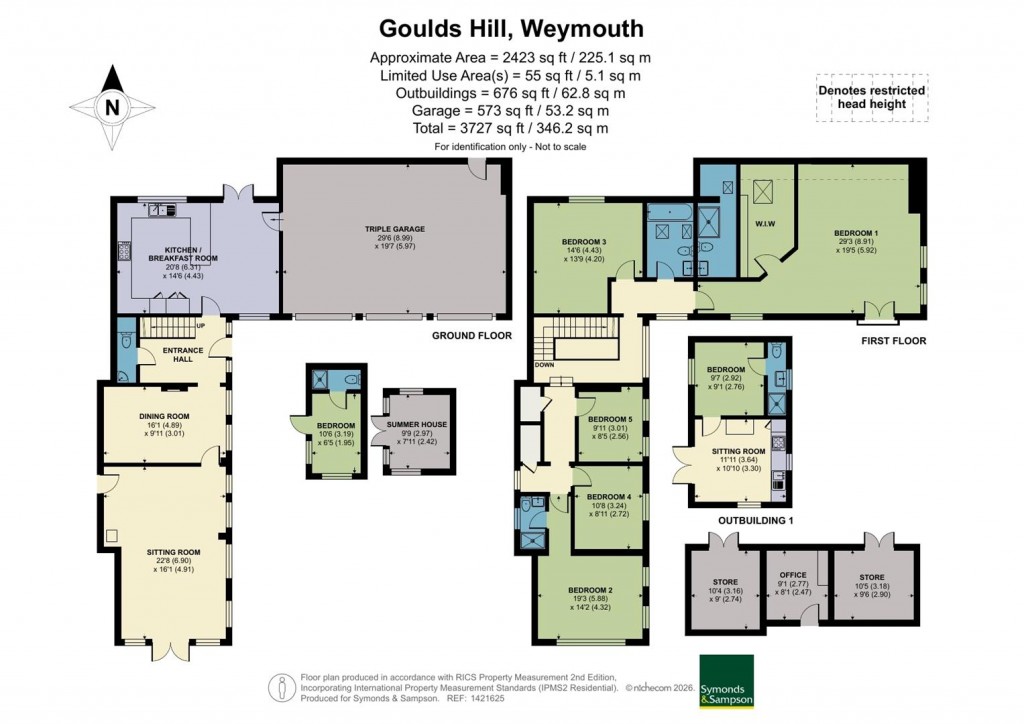 Floorplans For Goulds Hill, Weymouth