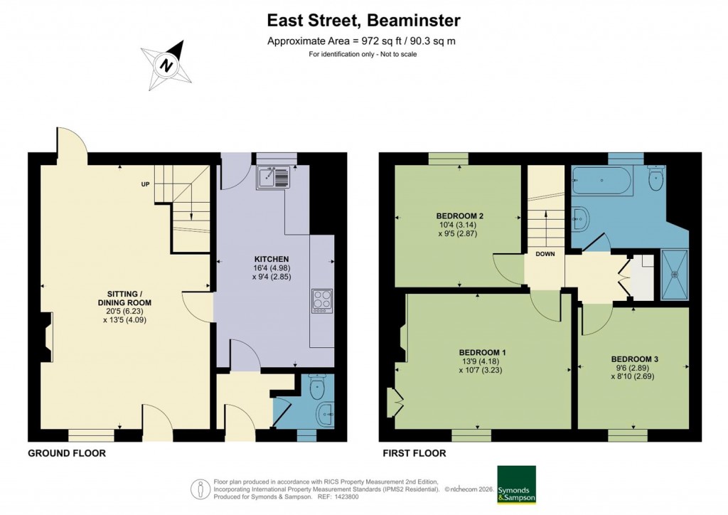 Floorplans For East Street, Beaminster