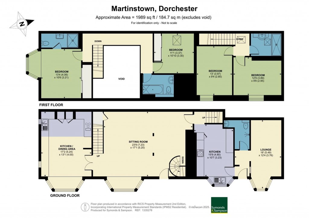 Floorplans For Martinstown, Dorchester, Dorset