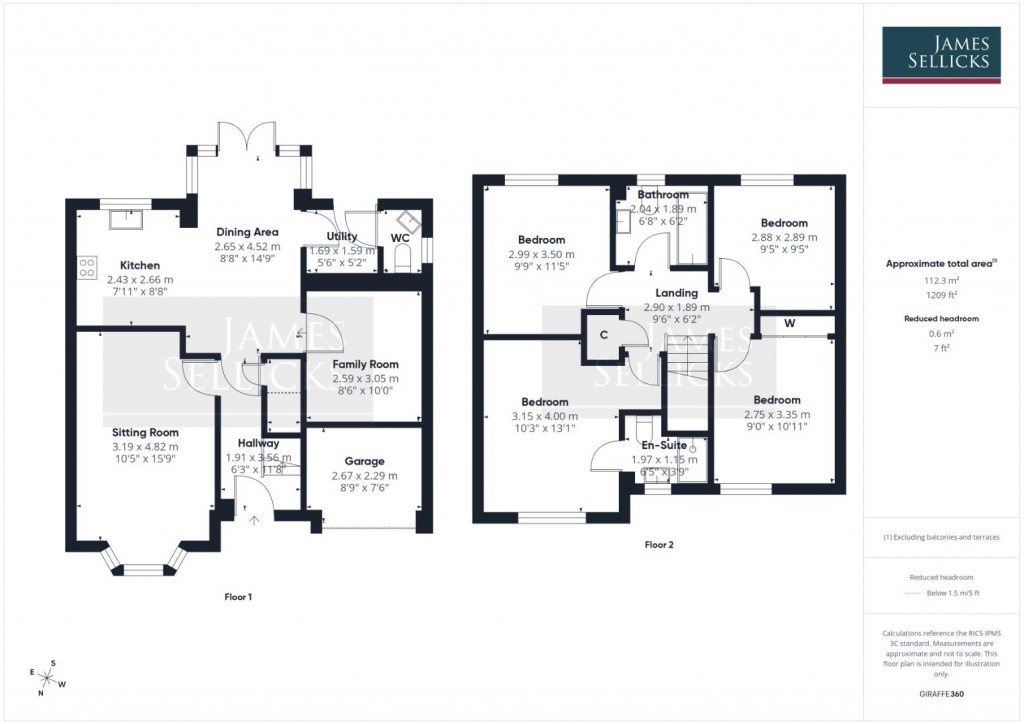 Floorplans For Drovers Close, Glenfield, Leicester