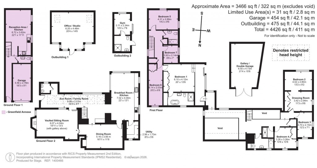 Floorplans For Hobbs Hill, Croyde, Braunton