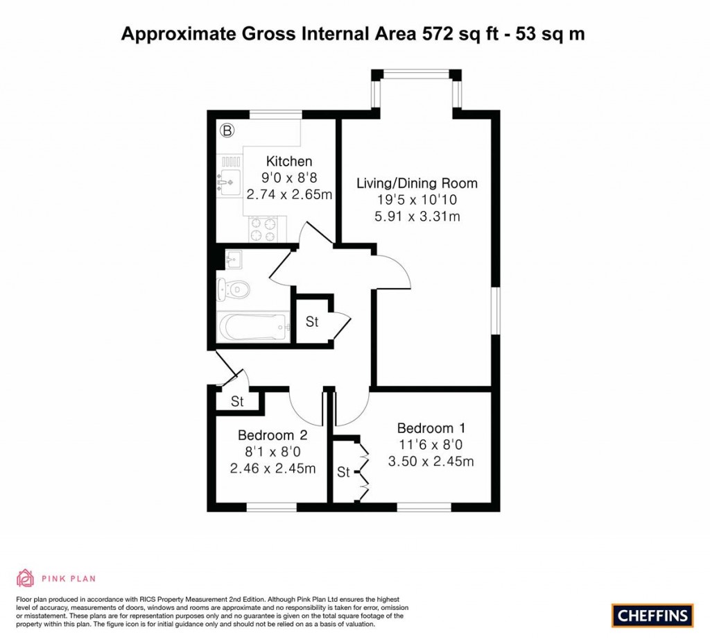 Floorplans For Loris Court, Cambridge