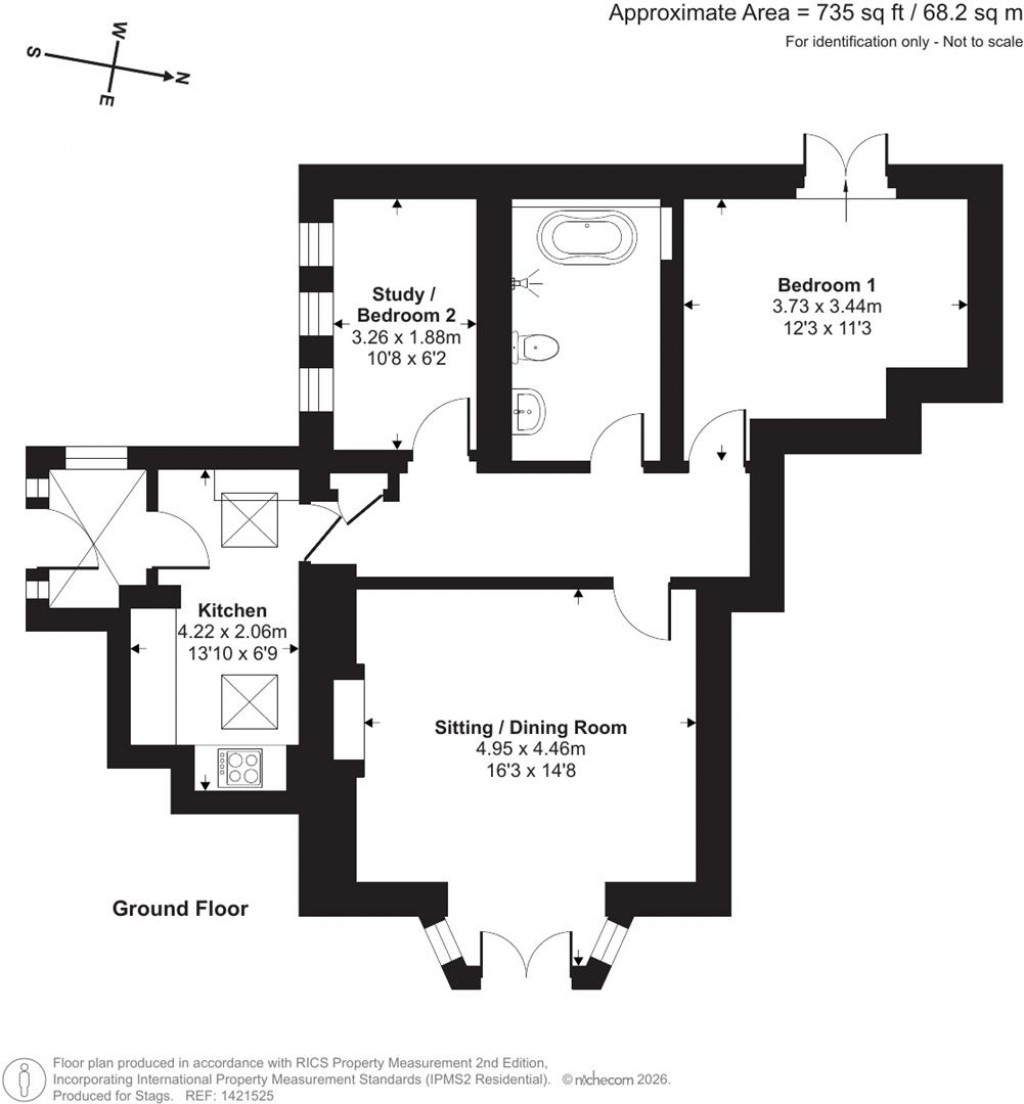 Floorplans For Wheal Margery, Carbis Bay, St. Ives