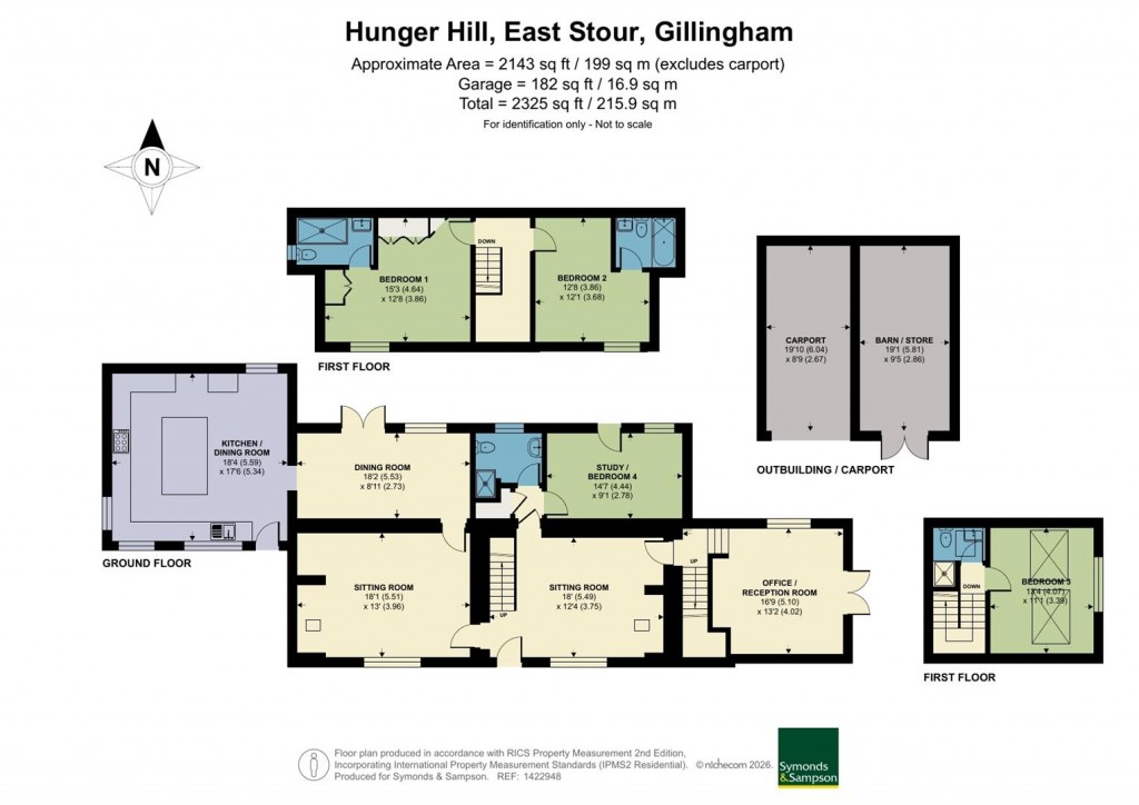 Floorplans For Hunger Hill, East Stour, Gillingham