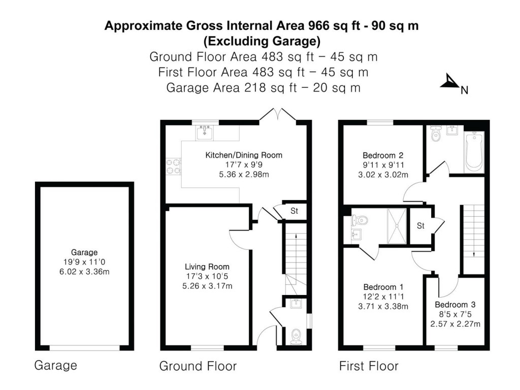 Floorplans For Glebe Field, Willingham, Cambridge