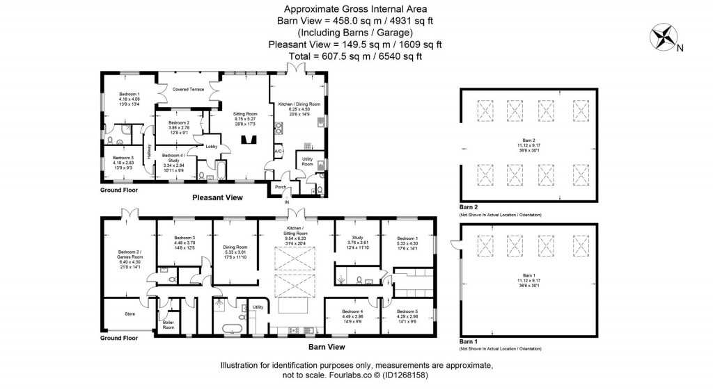 Floorplans For Brompton Ralph, Taunton