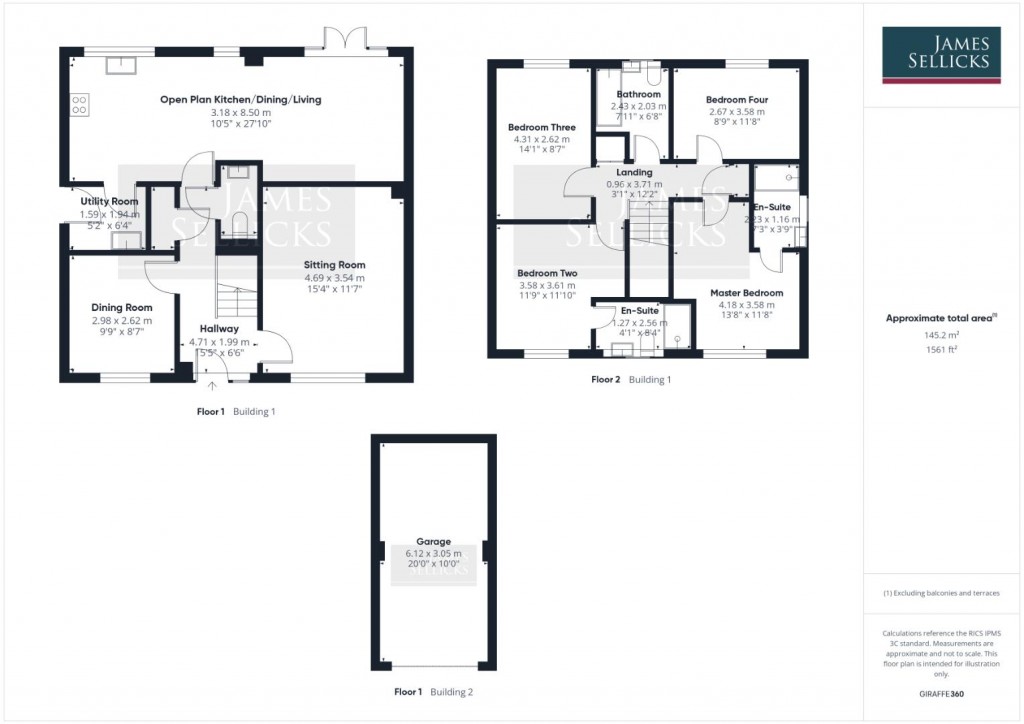 Floorplans For The Goldsmith, Stoughton Park, Oadby
