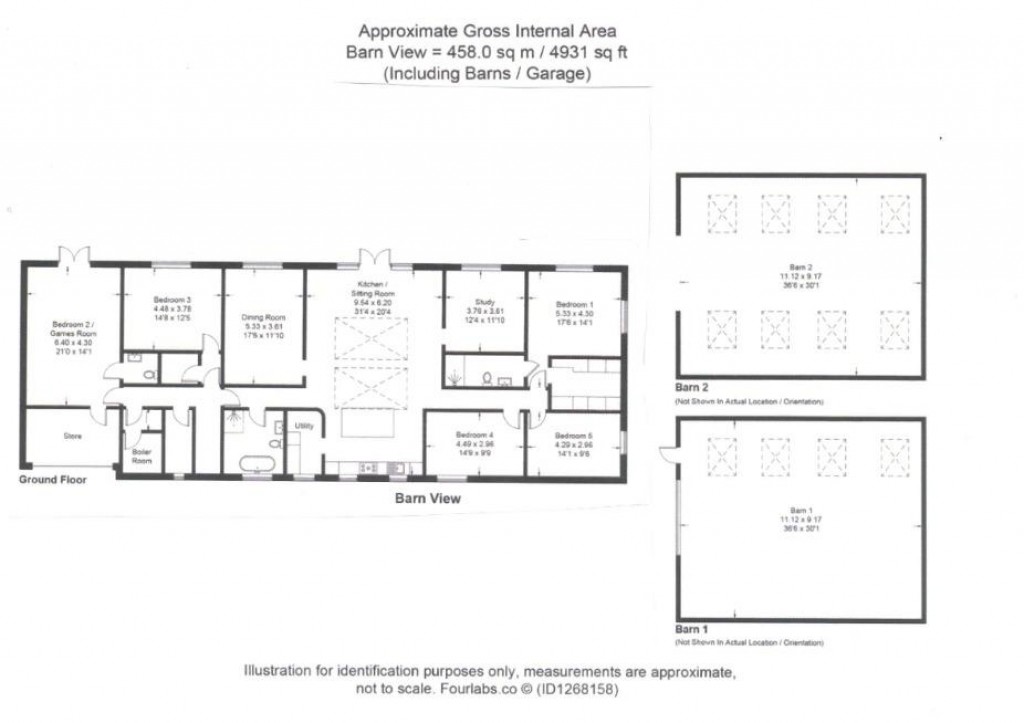 Floorplans For Brompton Ralph, Taunton