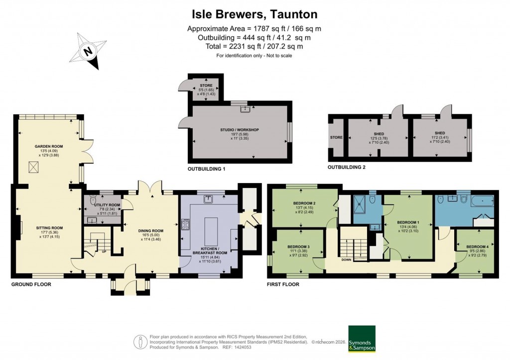 Floorplans For Isle Brewers, Taunton
