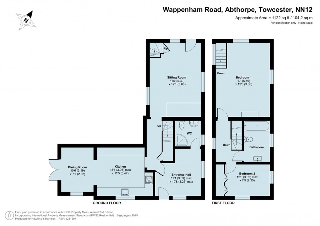 Floorplans For Wappenham Road, Abthorpe, NN12