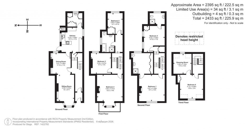 Floorplans For Station Road, Sidmouth