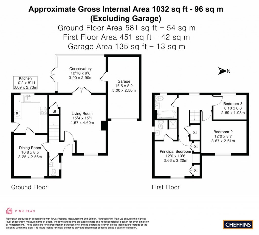 Floorplans For Monarch Close, Haverhill