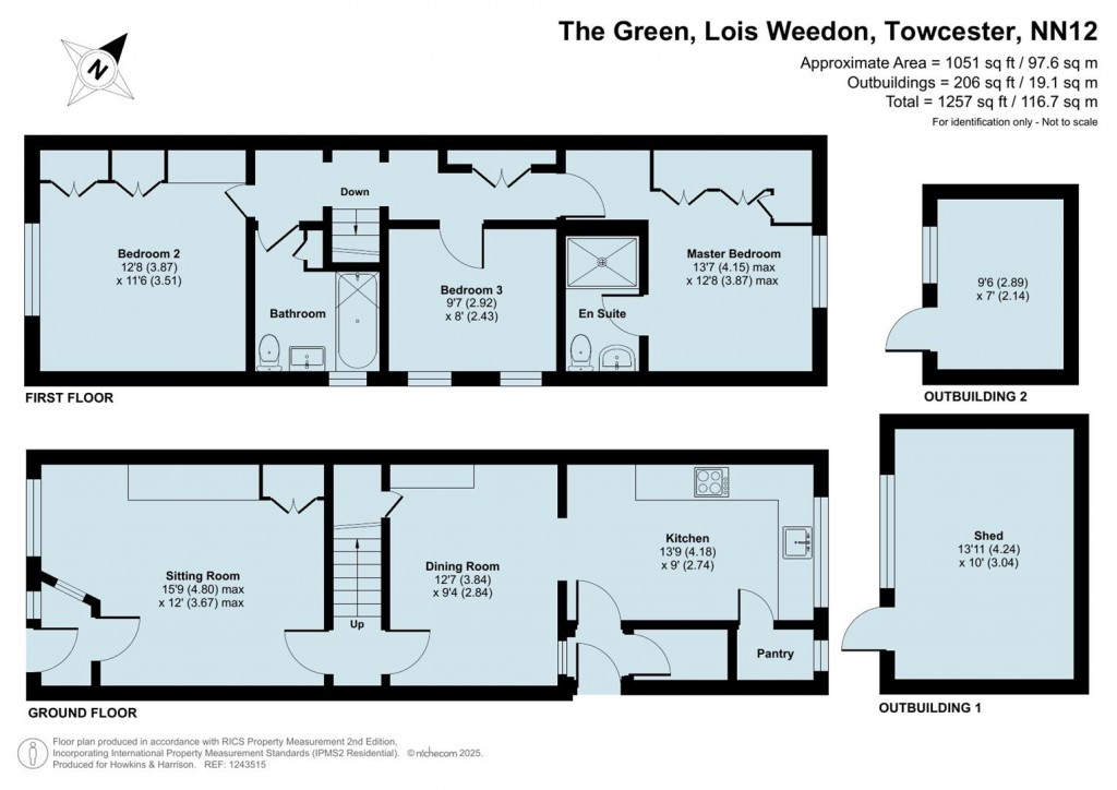 Floorplans For The Green, Lois Weedon, NN12