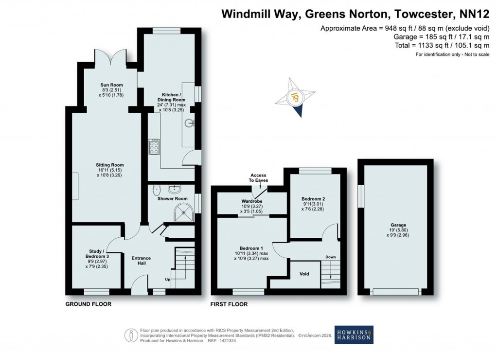 Floorplans For Windmill Way, Greens Norton, NN12