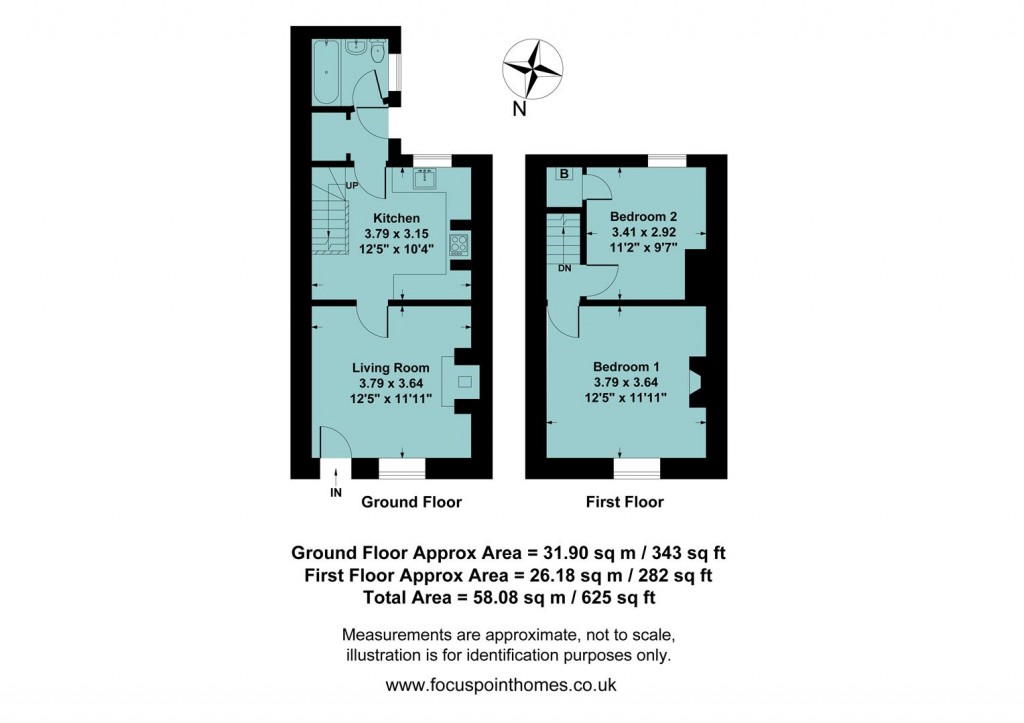 Floorplans For Round Close Road, Adderbury