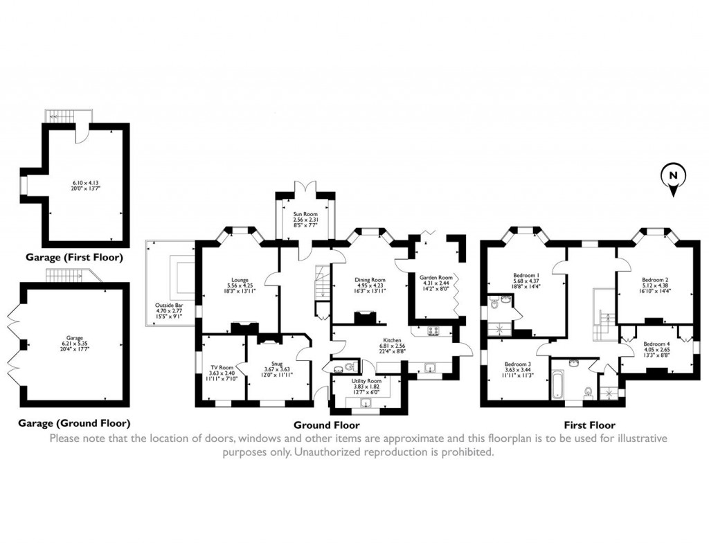 Floorplans For Seaton Road, Uppingham, Rutland