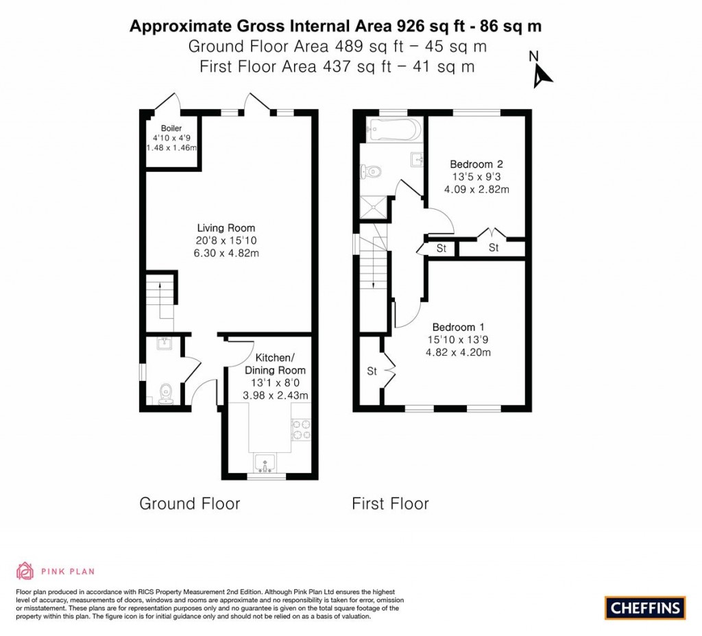 Floorplans For The Row, Sutton, Ely