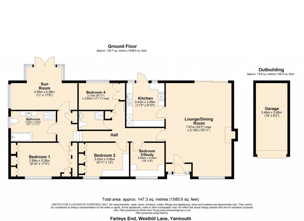 Floorplans For Yarmouth, Isle of Wight