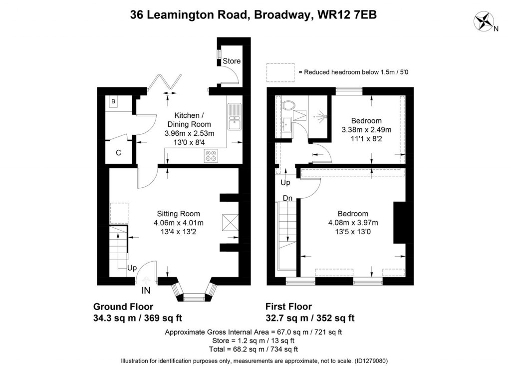 Floorplans For Broadway, Worcestershire