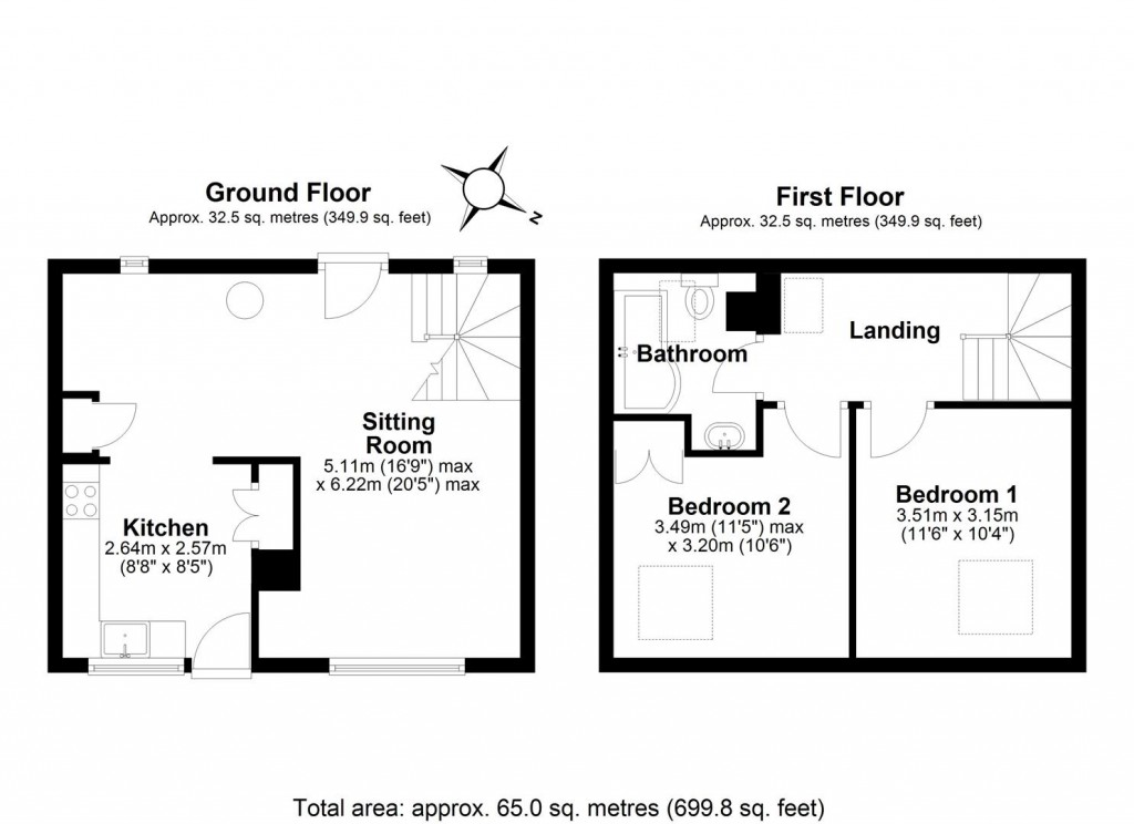 Floorplans For Halwell, Totnes