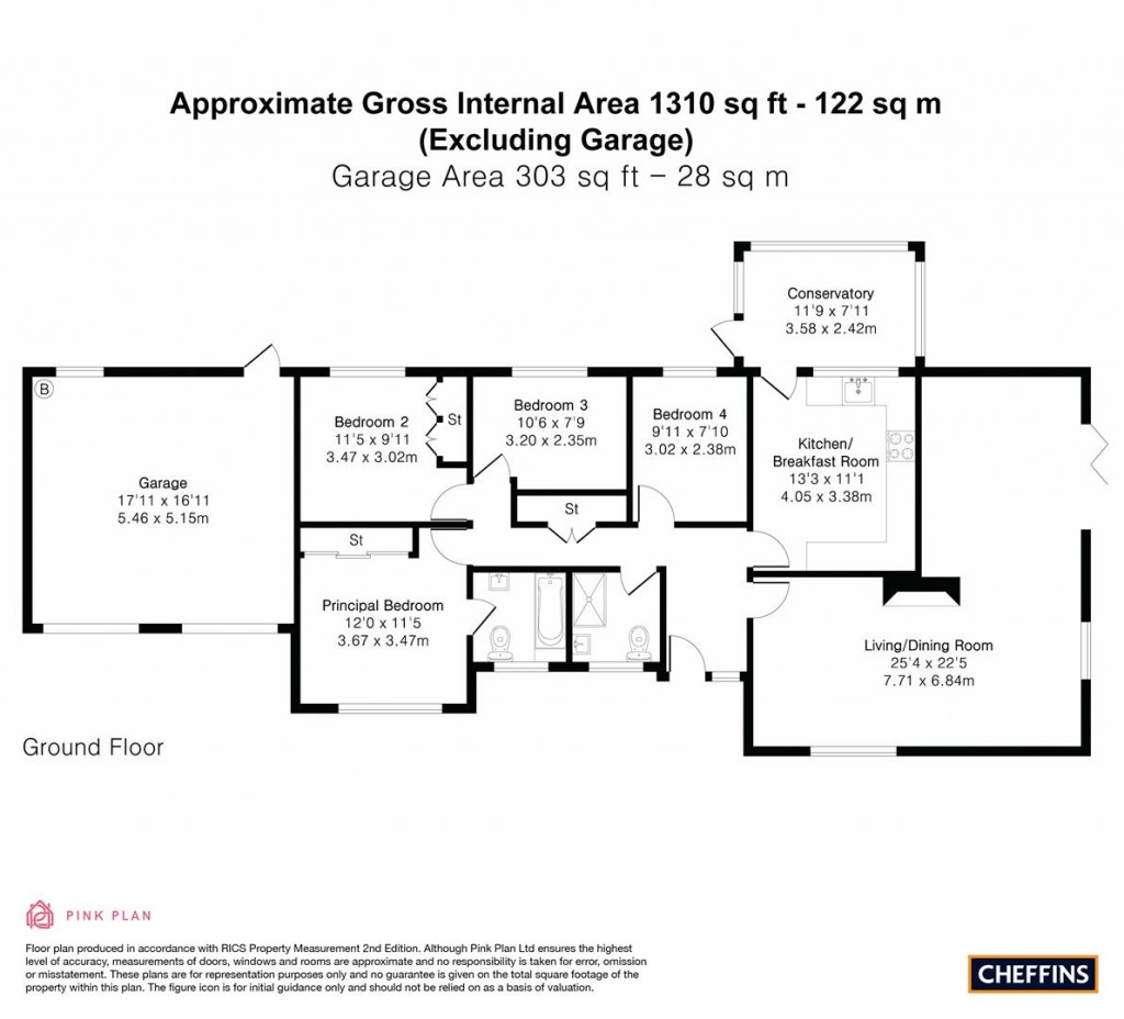 Floorplans For Ermine Street, Caxton, Cambridge