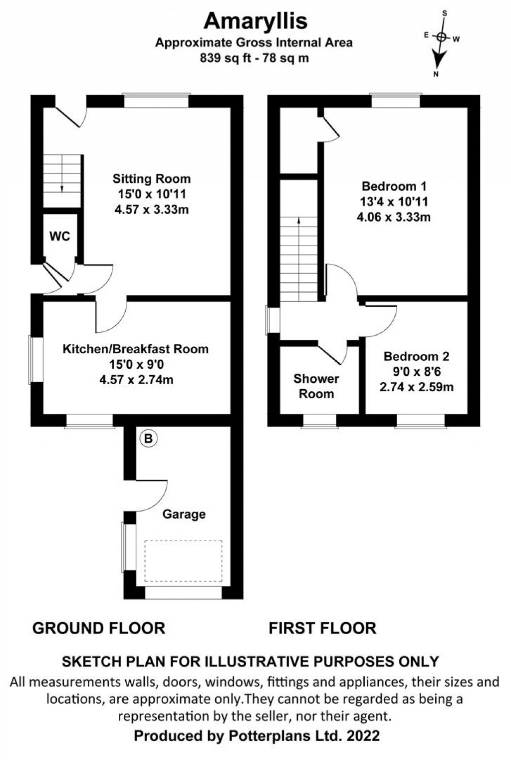 Floorplans For St Helens, Isle of Wight