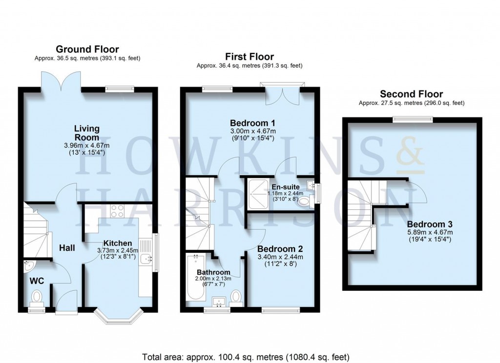 Floorplans For The Croft, Measham, DE12