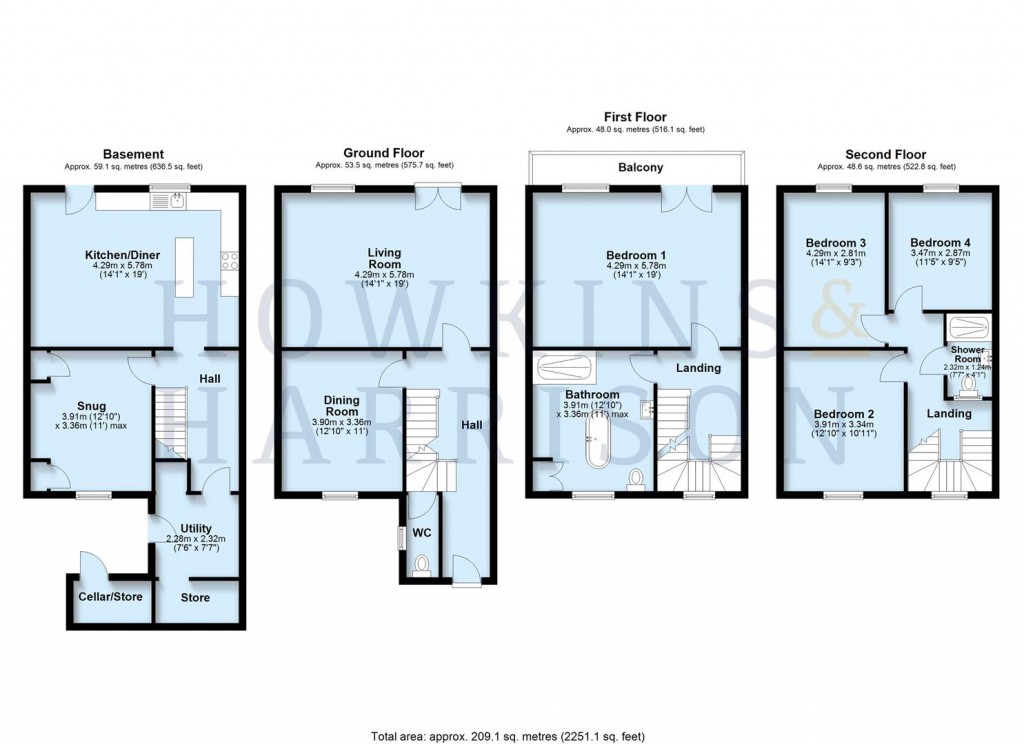 Floorplans For Rawdon Terrace, Ashby-De-La-Zouch, LE65