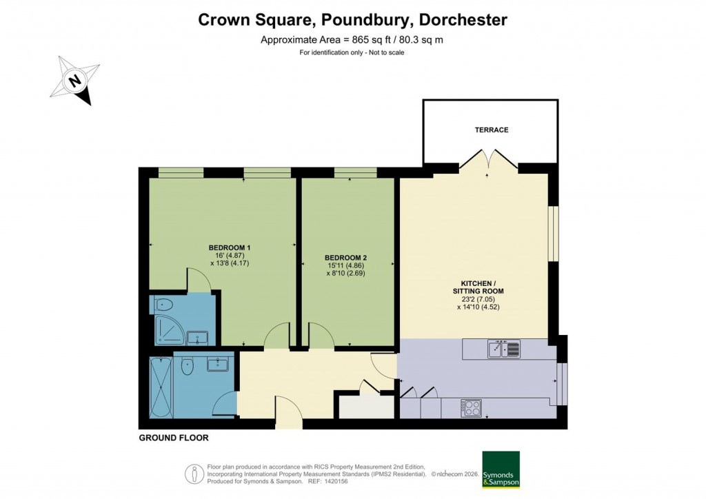 Floorplans For Crown Square, Poundbury, Dorchester