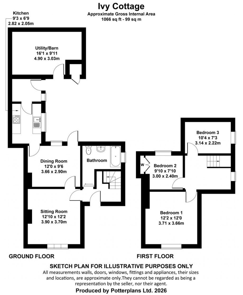 Floorplans For Shalfleet, Isle of Wight