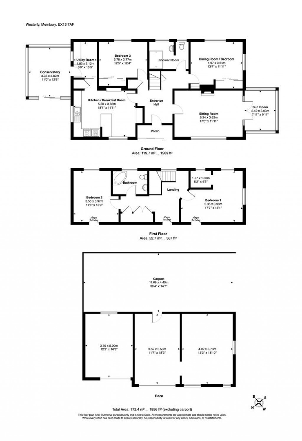 Floorplans For Membury, Axminster