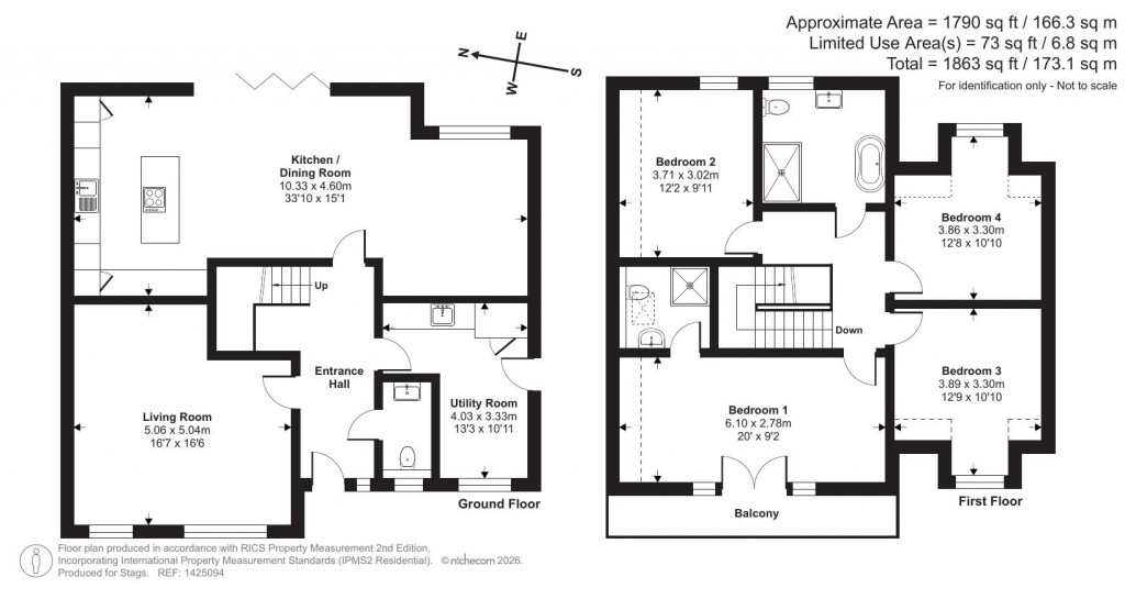 Floorplans For Sunny Corner Lane, Sennen, Penzance