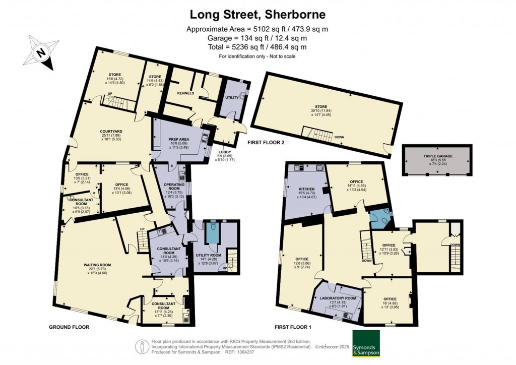 Floorplans For Long Street, Sherborne, Dorset