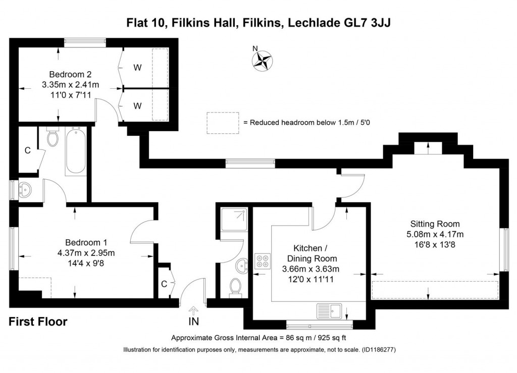 Floorplans For Filkins, Oxfordshire