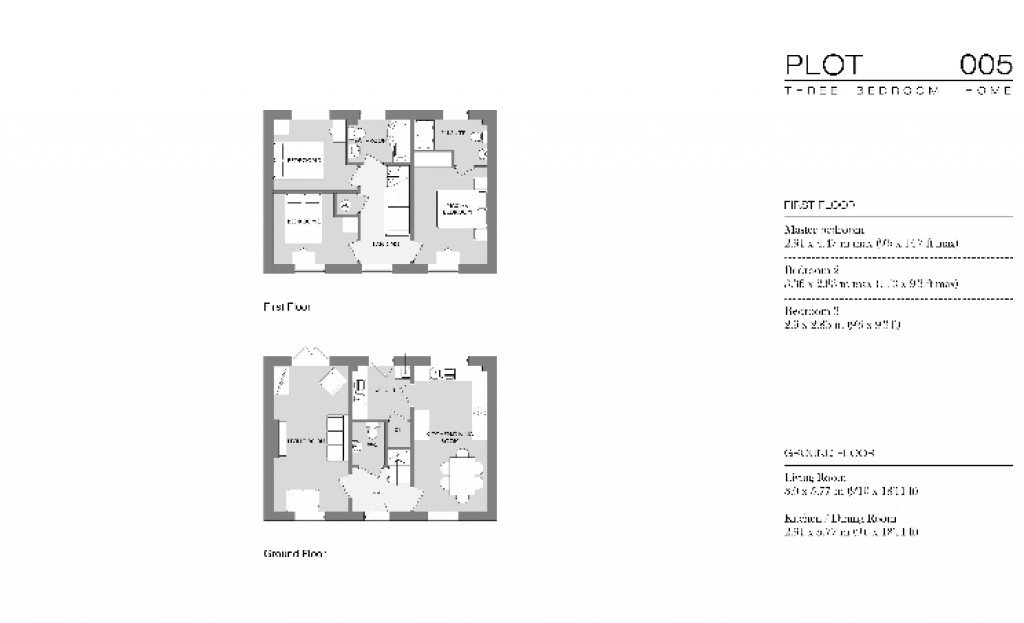 Floorplans For Hogshill Street, Beaminster
