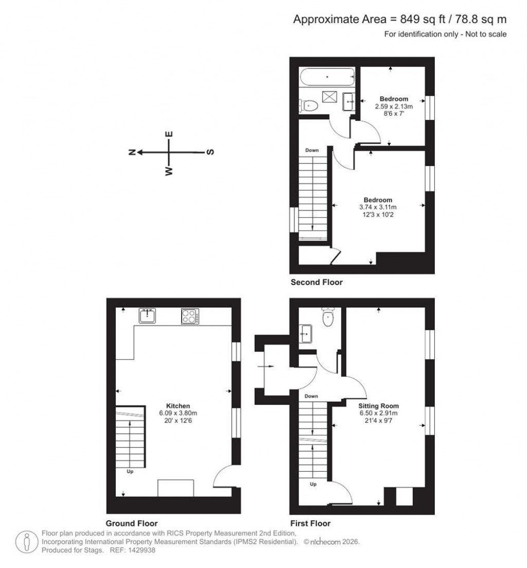 Floorplans For Branscombe, Seaton